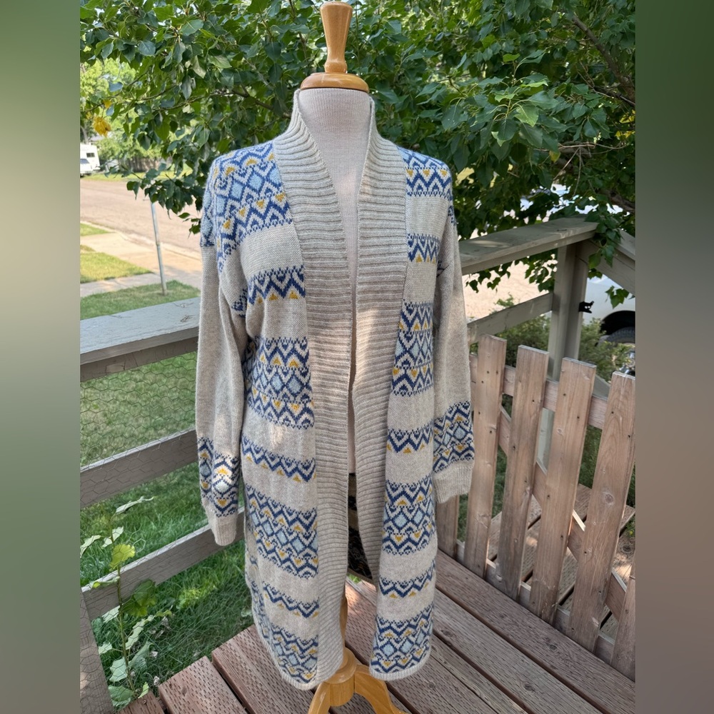 Nordic Wool Sweater Cardigan
